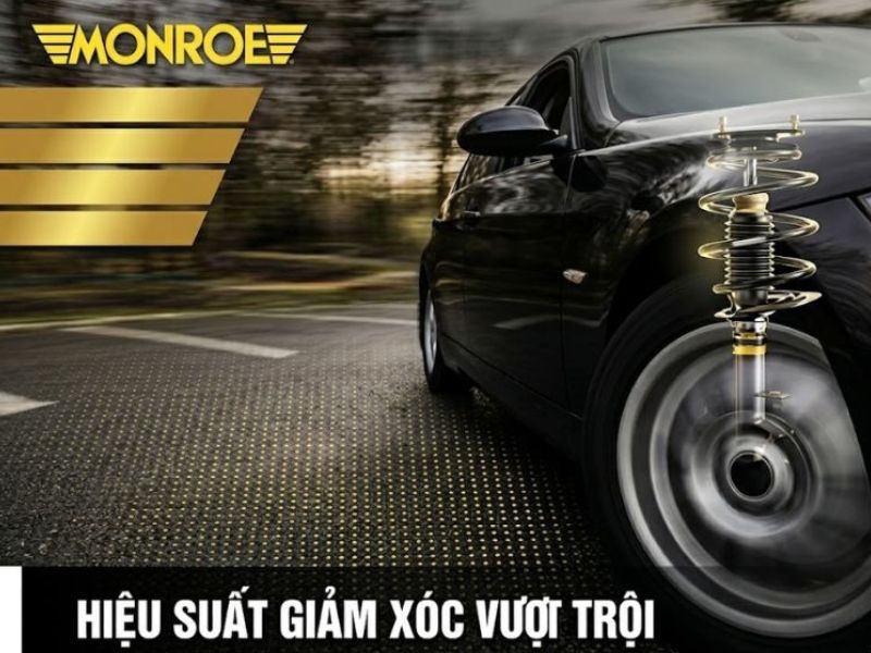 Monroe phù hợp với nhiều nhóm xe, đặc biệt là sedan, xe gia đình, SUV
