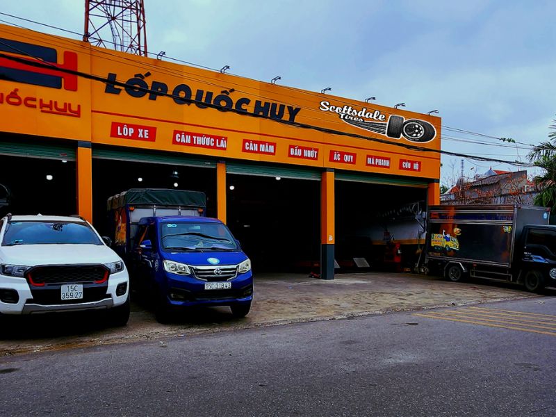 Top 5 cửa hàng phụ tùng ô tô Thuỷ Nguyên giá tốt, chất lượng cao 2 Quốc Huy Tire Car Service