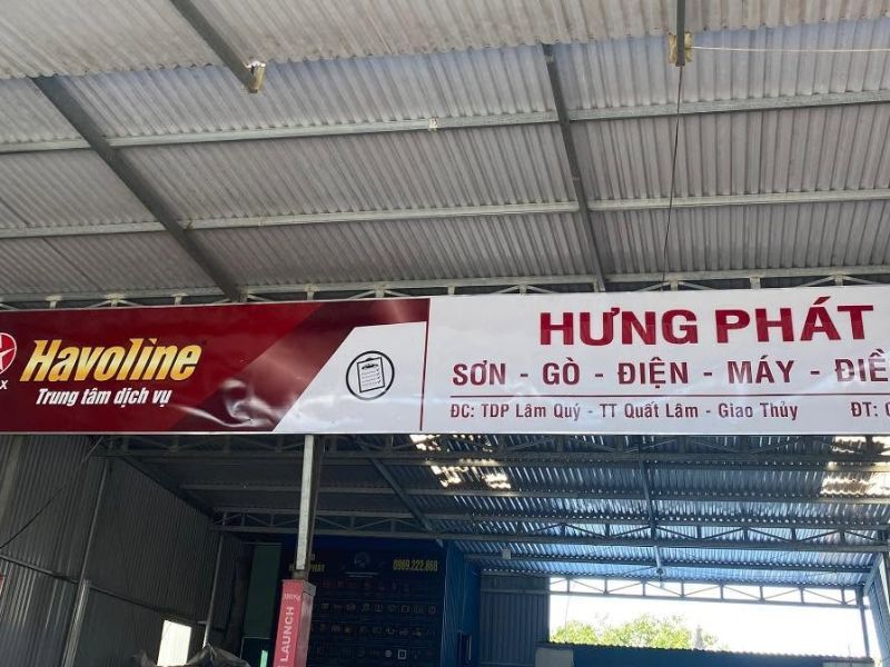 Garage ô tô Hưng Phát