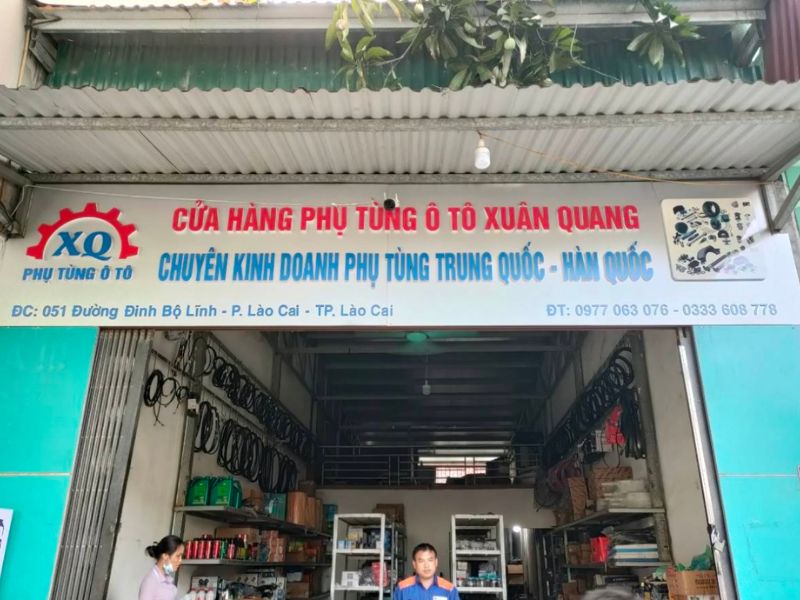 10 cửa hàng phụ tùng ô tô Lào Cai chất lượng, giá tốt 4 Cửa Hàng Phụ Tùng Ô Tô Xuân Quang