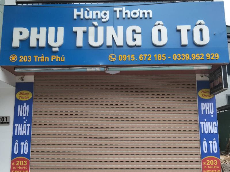 10 cửa hàng phụ tùng ô tô Lào Cai chất lượng, giá tốt 5 Phụ tùng ô tô Hùng Thơm