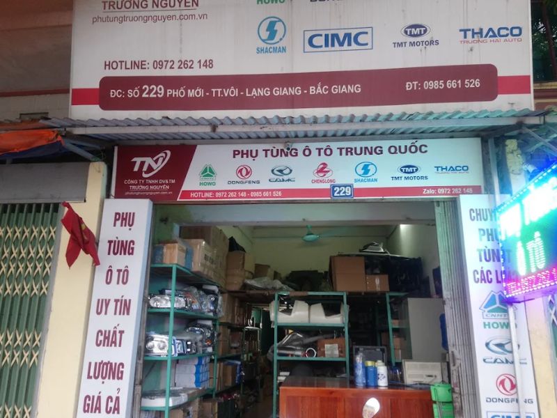 Top 6 cửa hàng phụ tùng ô tô Lạng Giang chất lượng, giá tốt 3 Phụ Tùng Ô Tô Trường Nguyên - Phụ Tùng Ô Tô Lạng Giang