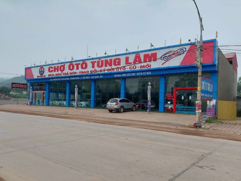 Chợ phụ tùng ô tô Lục Nam