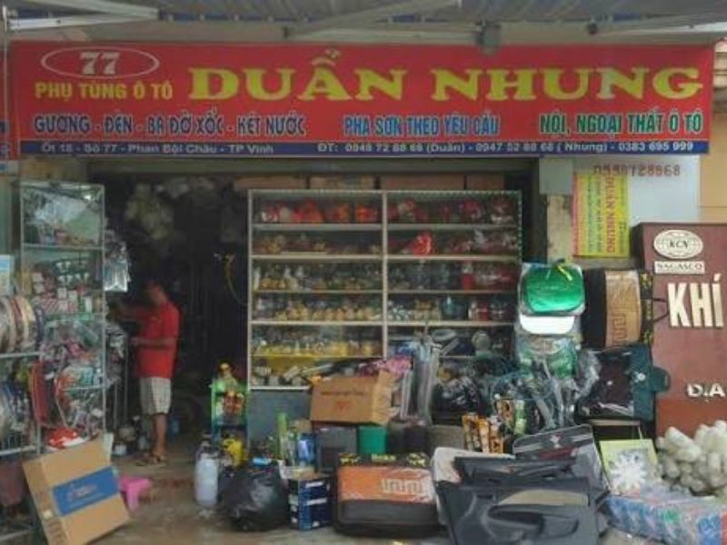 Cửa hàng phụ tùng ô tô Duẩn Nhung