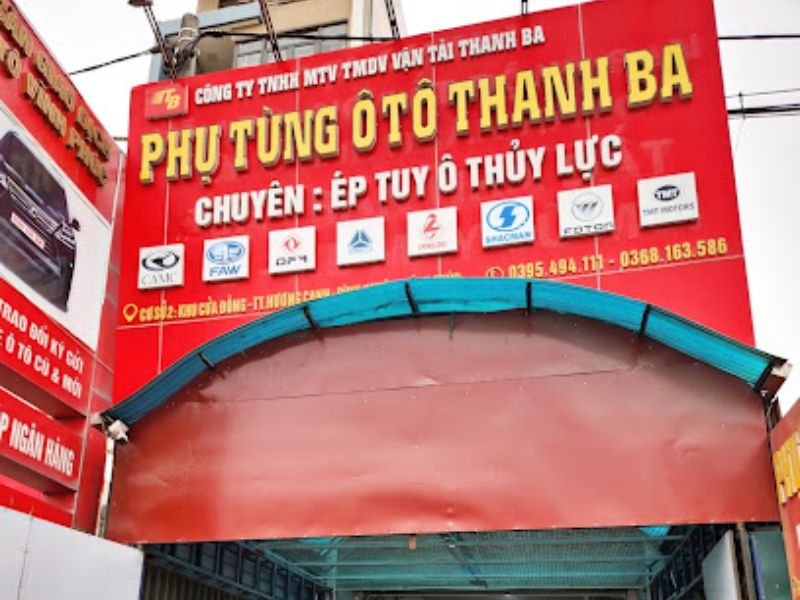 Top 5+ địa chỉ phụ tùng ô tô Bình Xuyên chất lượng 2 Cửa Hàng Phụ Tùng Ô Tô Thanh Ba - Phụ Tùng Ô Tô Bình Xuyên
