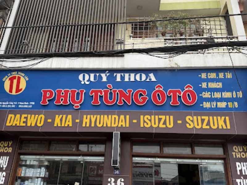 Phụ tùng ô tô Quý Thoa cơ sở 2 - Phụ tùng ô tô Ninh Bình